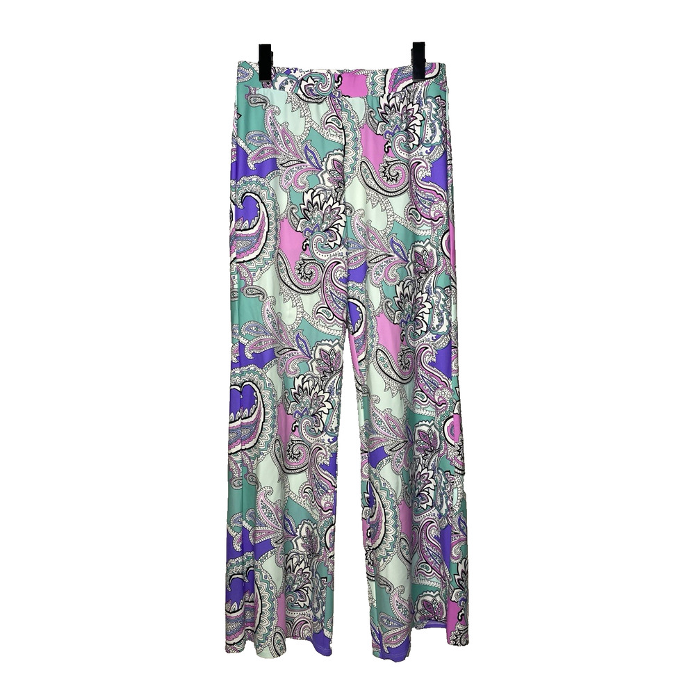 Jude Connally Trixie Pant Paisley Maxi Seamist Women's XS Ponte Stretch NWT NEW